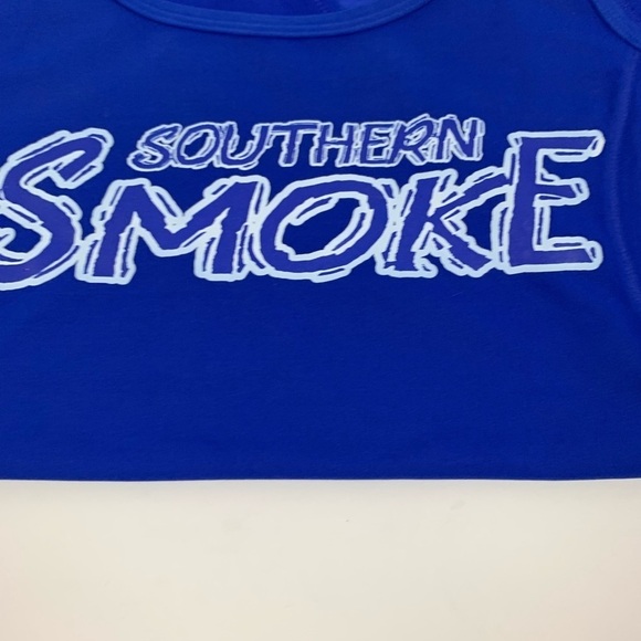 Fabletics Vibrant Blue & White Southern Smoke Tank - Picture 7 of 9